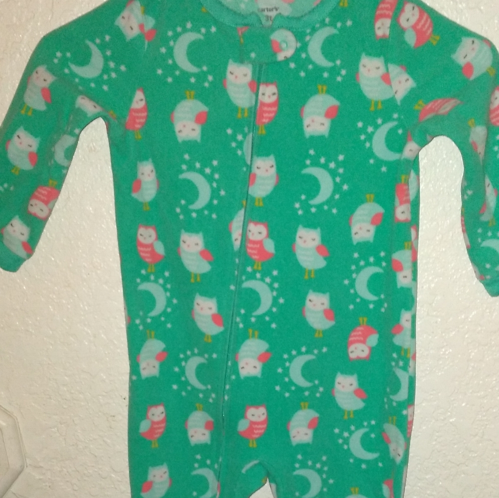 3t carters footie pajamas